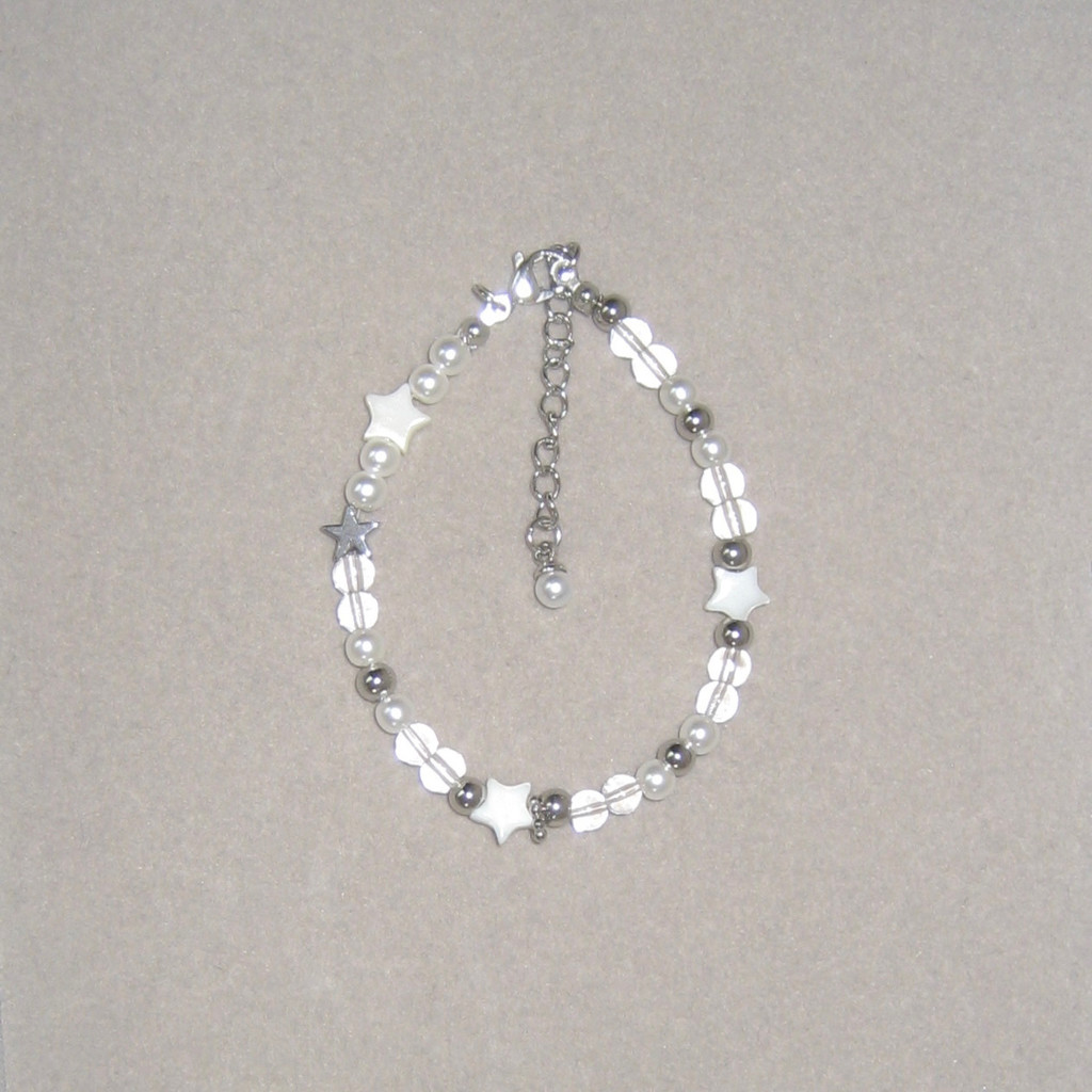 스노우 볼 자개 팔찌 이미지 1